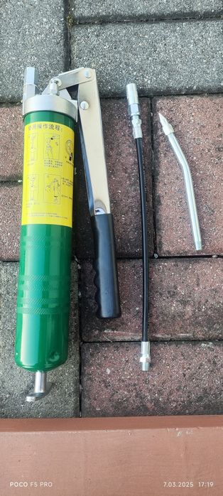 Smarowanie 400cc z 2 wężami dostawczymi 1000PSI