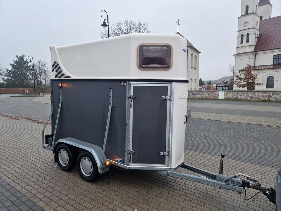 Przyczepa konna dla koni 1,5 konia Wesco 1300DMC  2003r JAK NOWA !!!