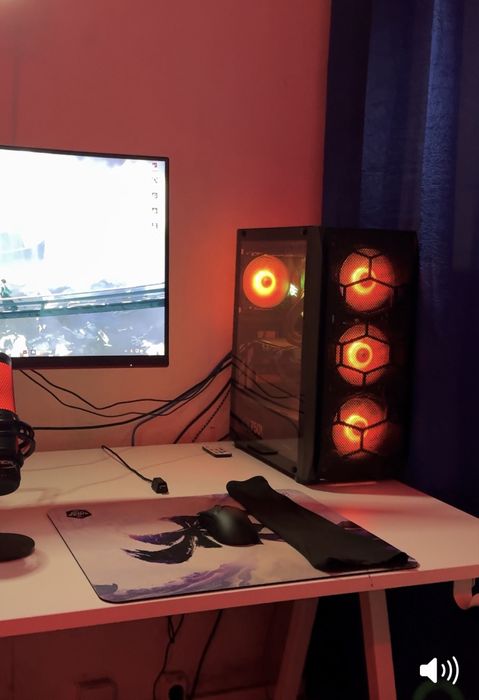 Gabinete E-ATX | 5 ventoinhas RGB incluidas