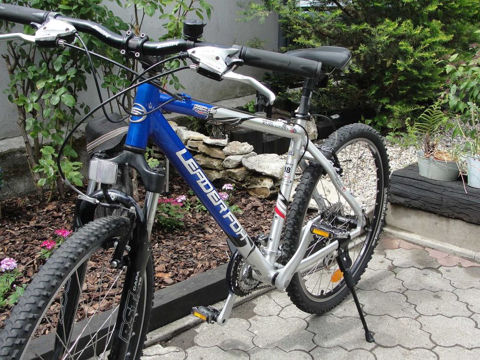 MTB Leader Fox Evolution 26 męski/młodzieżowy, rama Alu 18", przerzutki Alivio, stan BDB
