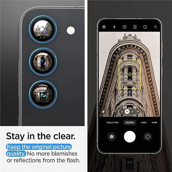 Osłona aparatu Spigen Glas.tR Ez Fit Optik Camera Protector na Samsung
