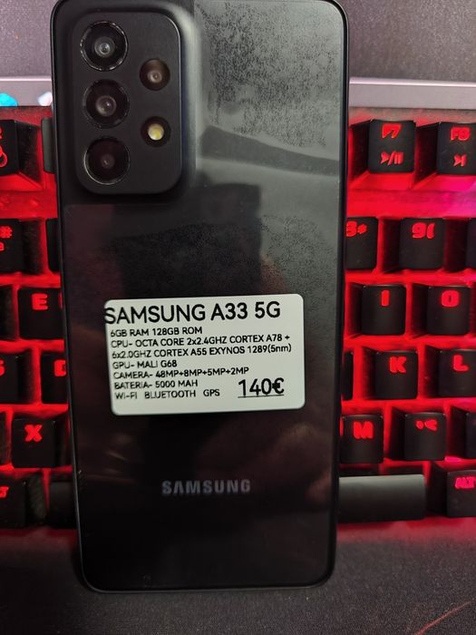 VENDO Samsung a33 5g IMPECÁVEL