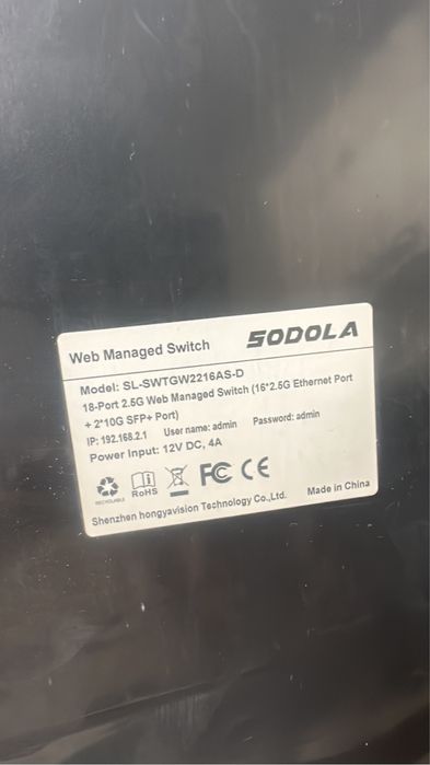 Sodola port usb ethernet nowy 16 portow router