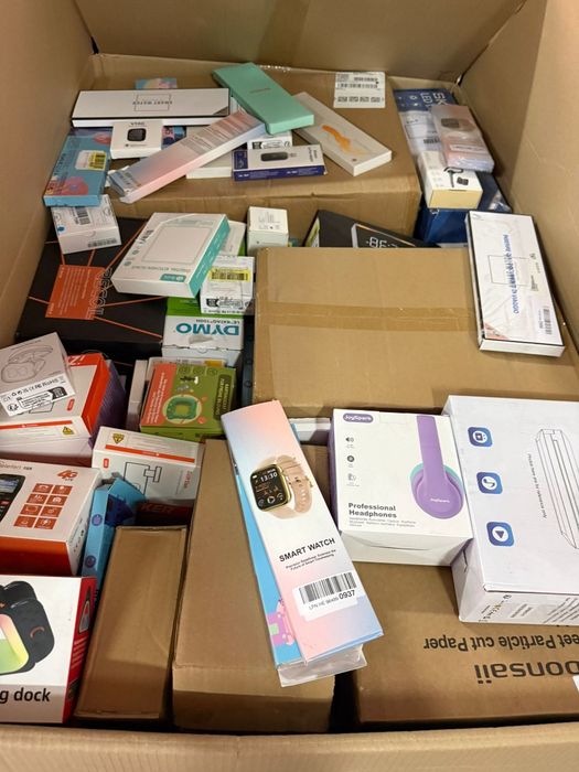 Paczka zwrotów konsumenckich, Box, Mix produktów z Amazon. Mystery box