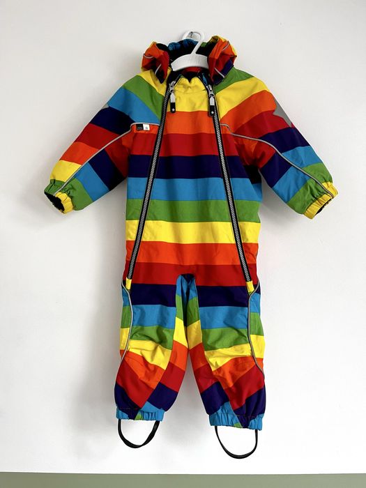 Kombinezon zimowy narciarski Molo Pyxis rainbow tęczowy kolorowy 80