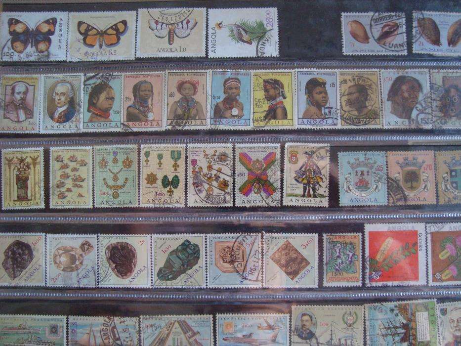 Colecção selos e blocos