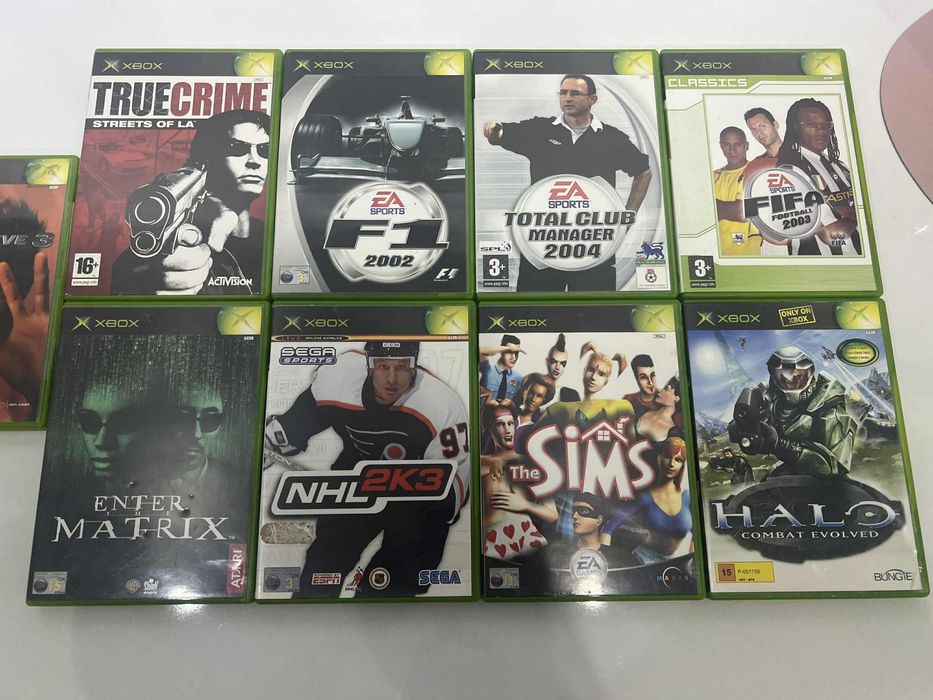 Zestaw gier na Xbox pierwszej generacji