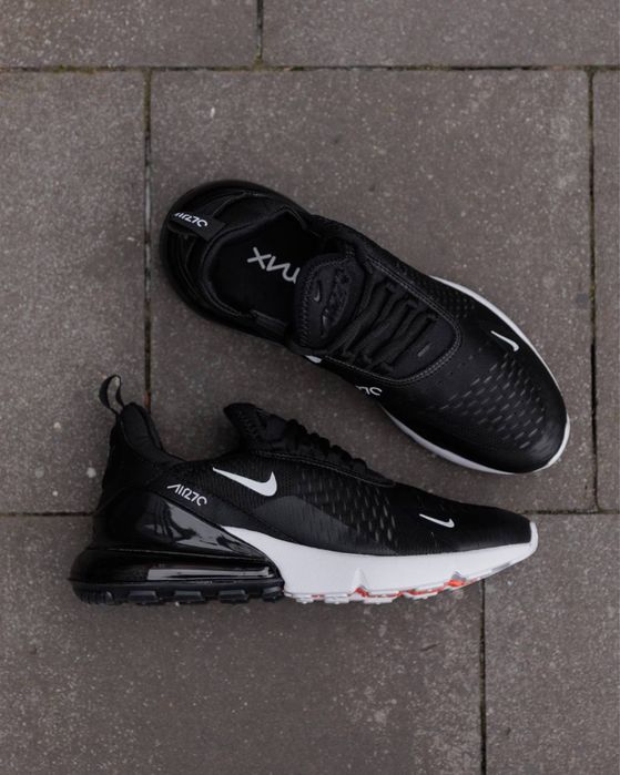 ТОП! Кросівки Nike Air Max 270 Black White 37 38 39 40 41 45