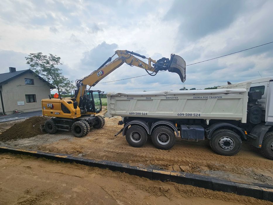 Wozidło terenowe 4x4 6t minikoparka4t wywrotka10t usługi z operatorem