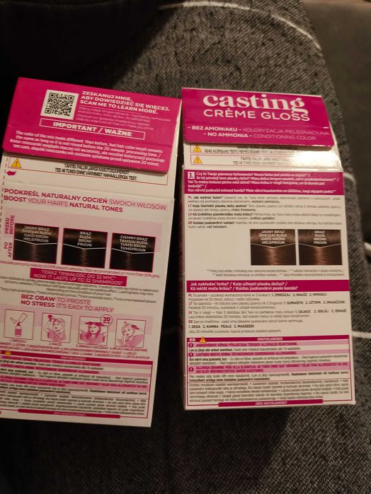 Farby Loreal  bez amoniaku 4102,513