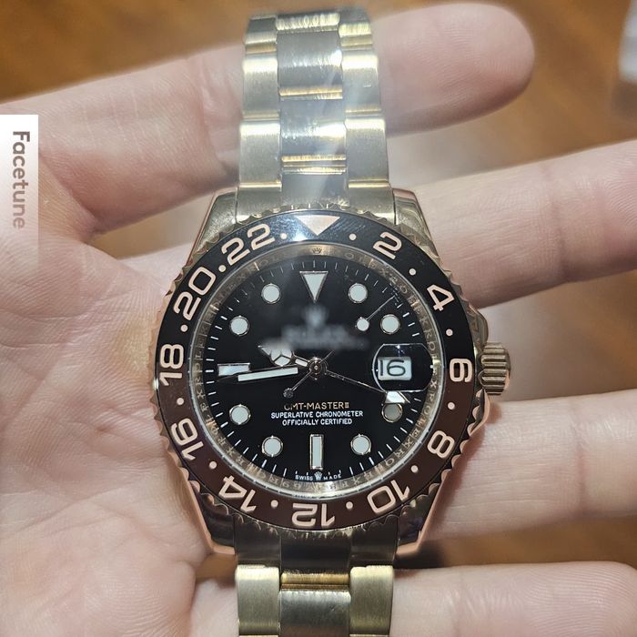 Relogio automatico R***x gmt root beer