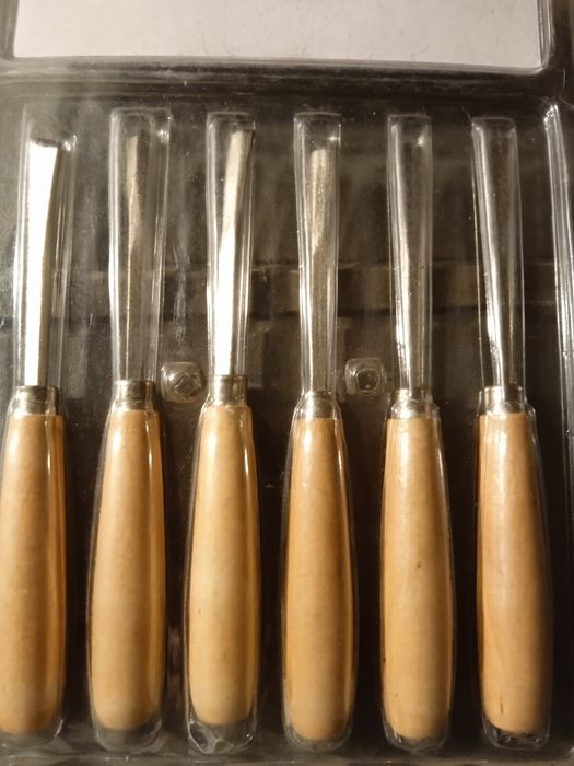 Резцы по дереву.6 штук.