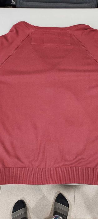 Casaco informal de cor bordeaux para homem