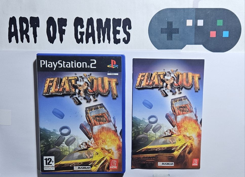 Flatout Komplet 3xA Ps2 Playstation 2