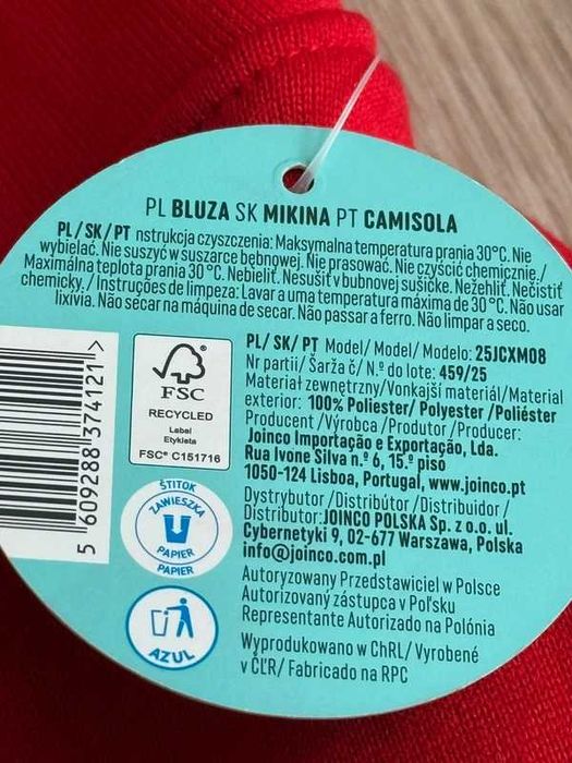 Bluza ubranko renifer z rogami kapturem napisem na plecach dla psa pieska M