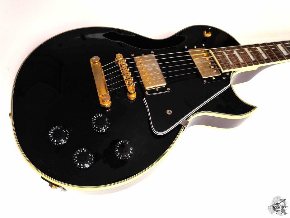$450 Morgan Les Paul Custom '2015 Ebony Black з новим чохлом