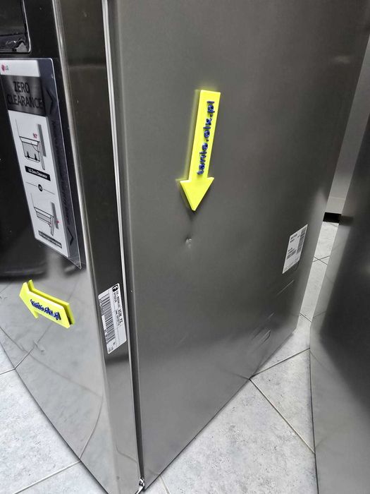 OUTLET nowa Lodówka LG GBB72PZUGN Srebrna NoFrost gwar 2 lata R7