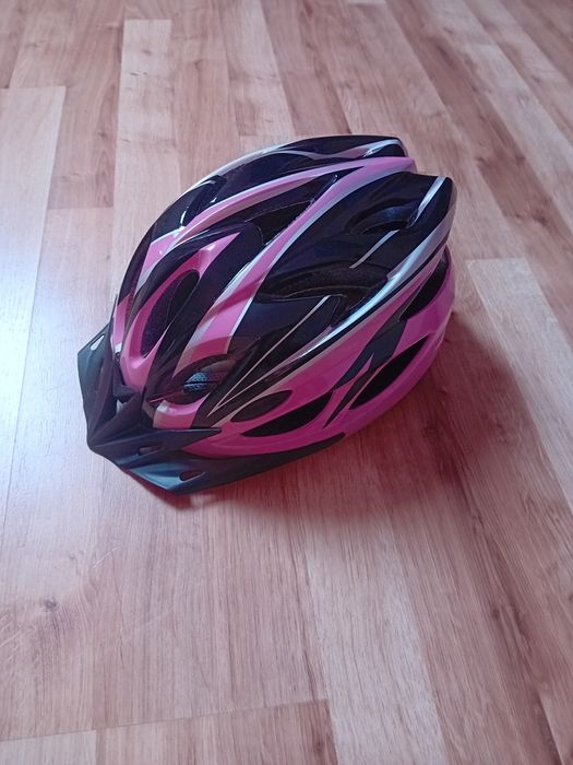 Nowy Kask rowerowy damski szosowy różowy