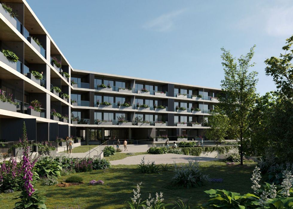 Apartamento T1 - PRESTIGE - varanda e garagem