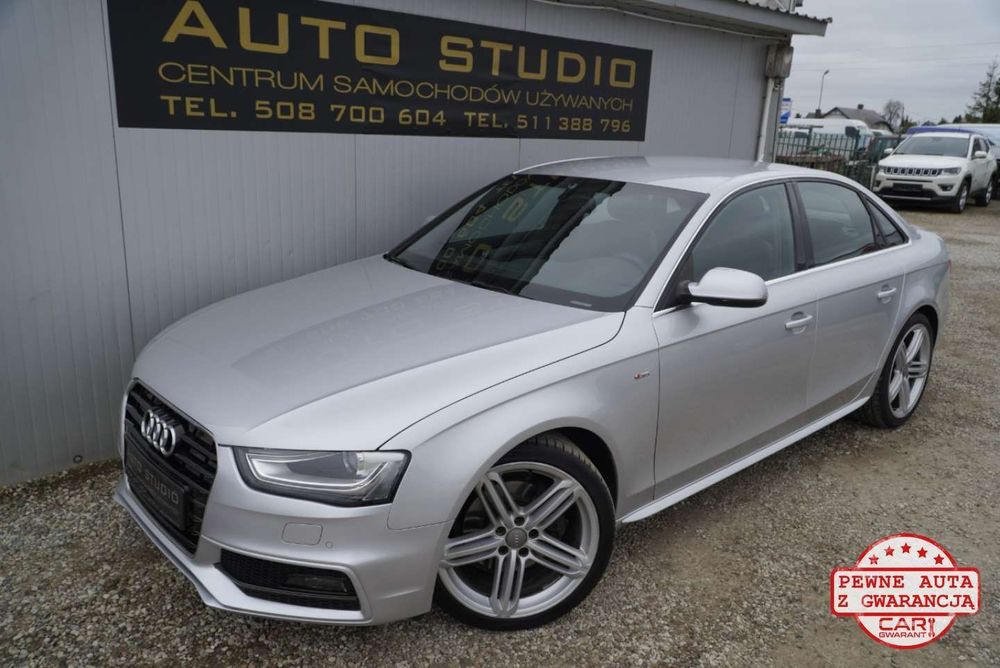 Audi A4 Limousine S-LINE/Xenon+LED/Nawigacja/Pół-Skóra/Klimatronic/Tempomat/Śliczna