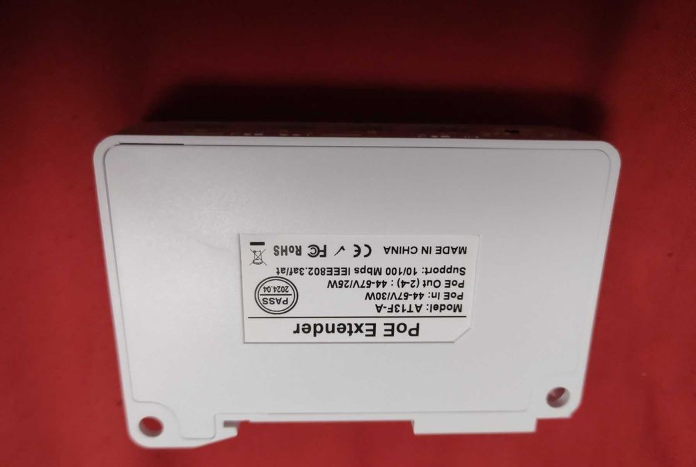 3-х портовый POE коммутатор, POE свитч на Din рейку