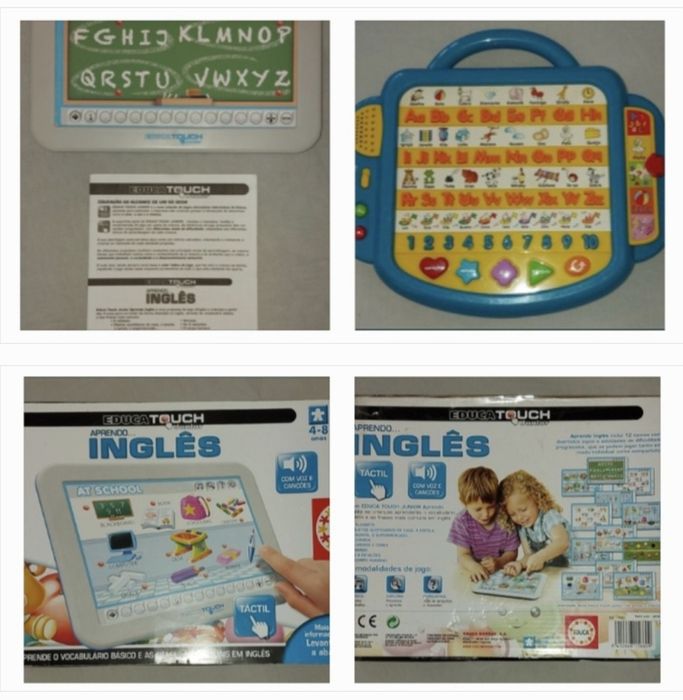 Jogo eletrónico abecedário ou em inglês para crianças...