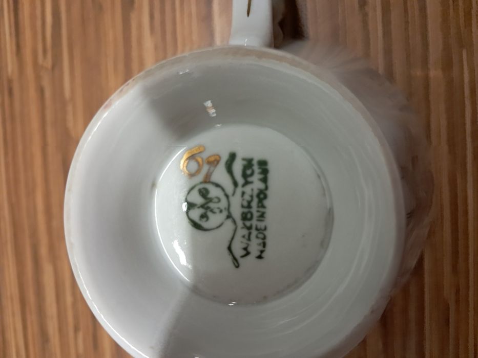 Filizanka kawowa porcelana Eva Wałbrzych prl