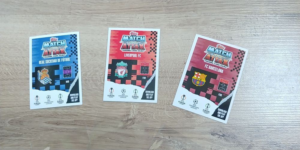 Zestaw match attax karty