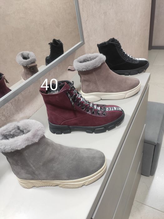 Распродажа 37 размеры, зима, кожа