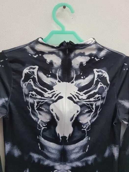 Strój second skin przebranie Venom Marvel rozmiar 110 cm. B220