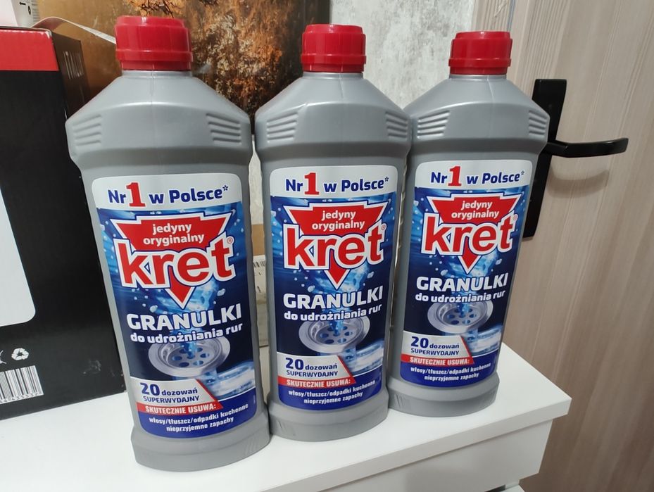 KRET granulki do udrożnienia 3 op.