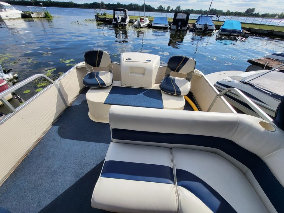 Katamaran Premier + Yamaha 50KM - platforma pływająca łódź motorowa  hauseboat motorówka
