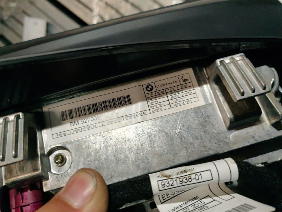 Display / Visor / Ecrã Bmw 1 (F20)