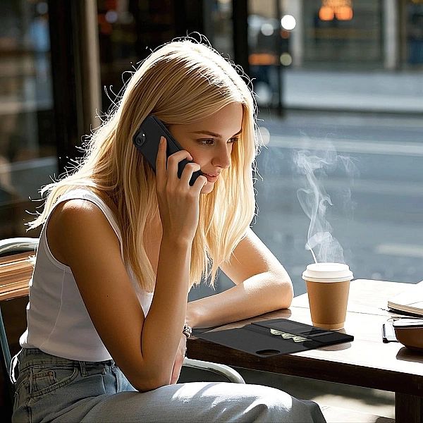 Tech-Protect Wallet Magsafe Iphone 16E Matte Black