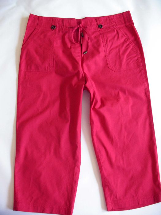 Spodnie - damskie - bermudy - bawełna - 46 3xl - biodra 114 cm