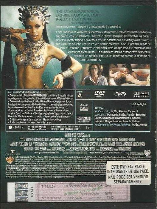 A Rainha dos Malditos (edição caixa snapper) (2002)