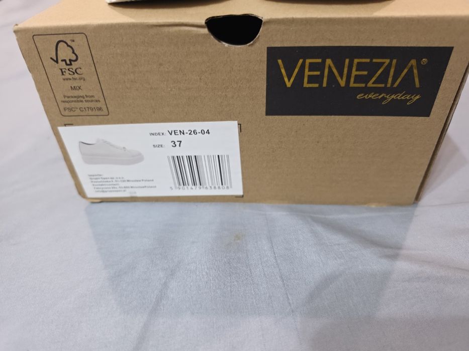 Buty Sneakersy damskie Venezia 37 Białe