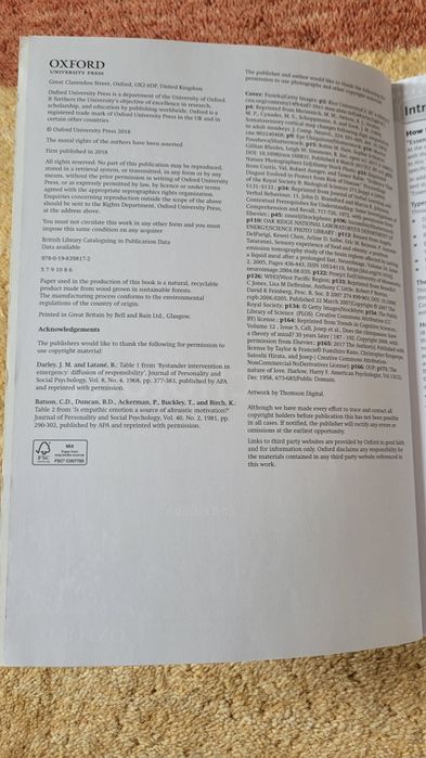 Psychology IB study guides second edition