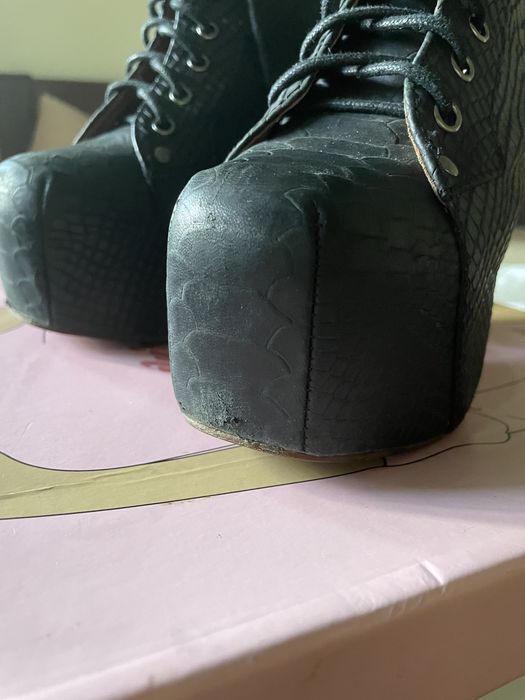 Оригинальные кожаные ботильоны jeffrey campbell, р. 37