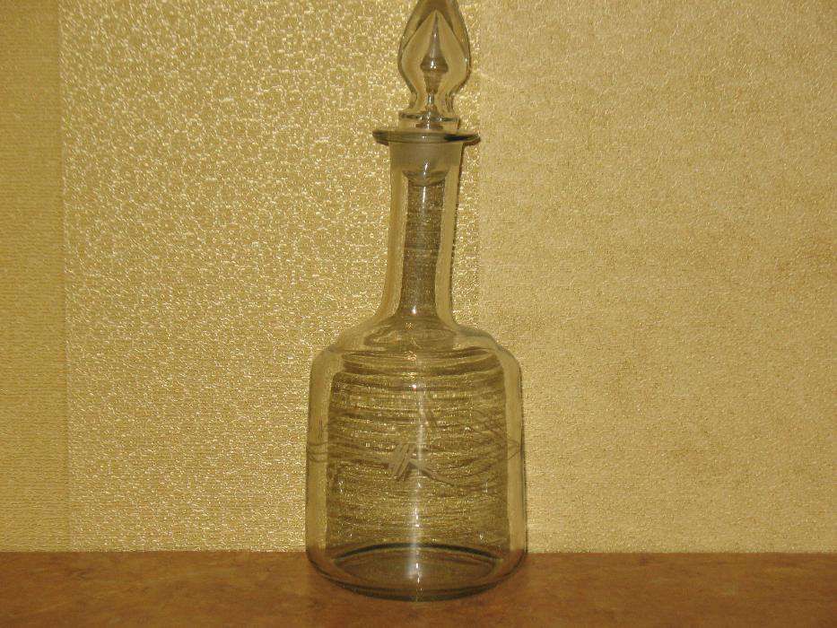 Графин. Стекло.Старинный. 25см.