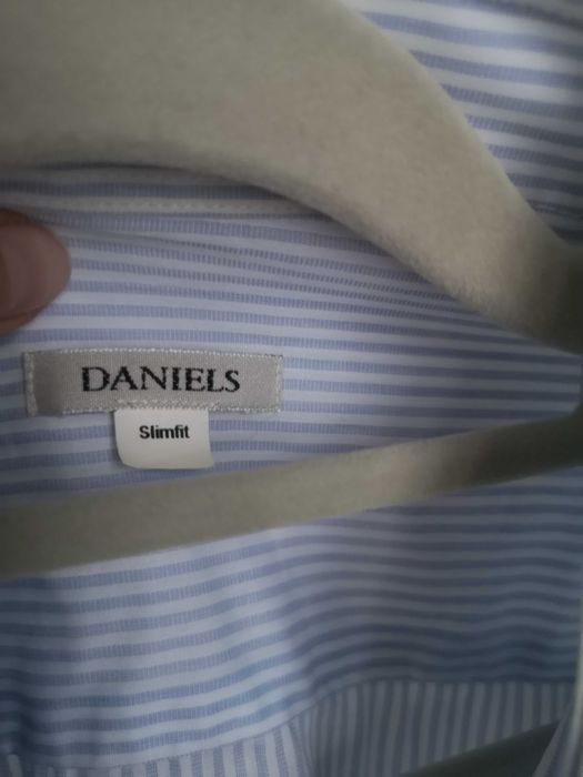Daniels Slimfit koszula z krótkim rękawem w paski r. 43