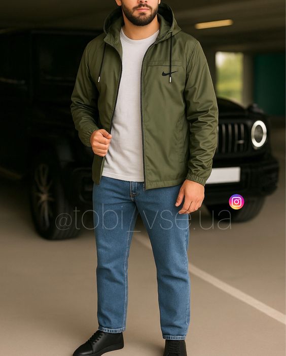 ТОП‼️ Куртка Чоловіча Вітровка з капюшоном Мужская плащевка