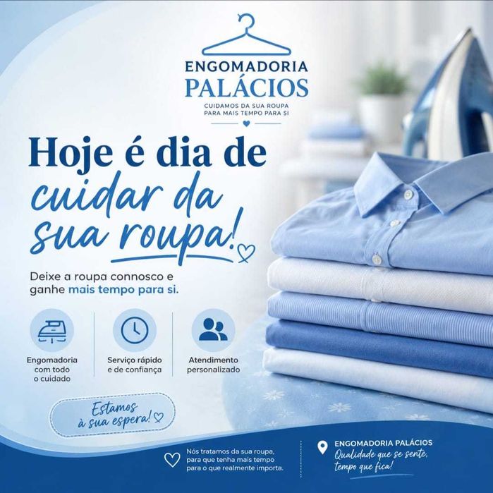Engomamos a Sua Roupa