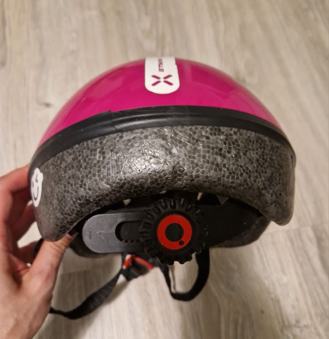 Kask dla dziecka B.TWIN Kiddy Pink różowy Decathlon 47- 53 cm