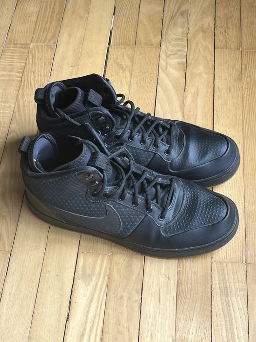 Nike Ebernon Mid Winter 45 EUR — зимові кросівки Triple Black
