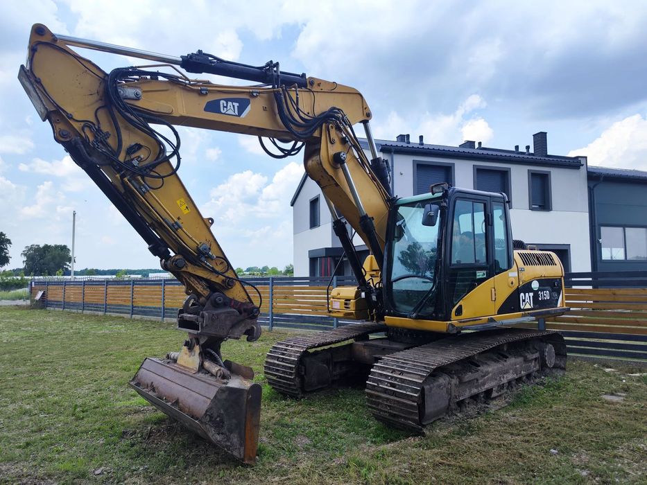 Caterpillar 315d LVA  Caterpillar Cat 315 D LVA, 3x łamany, gąsienicowy, szybkozłącze, klima