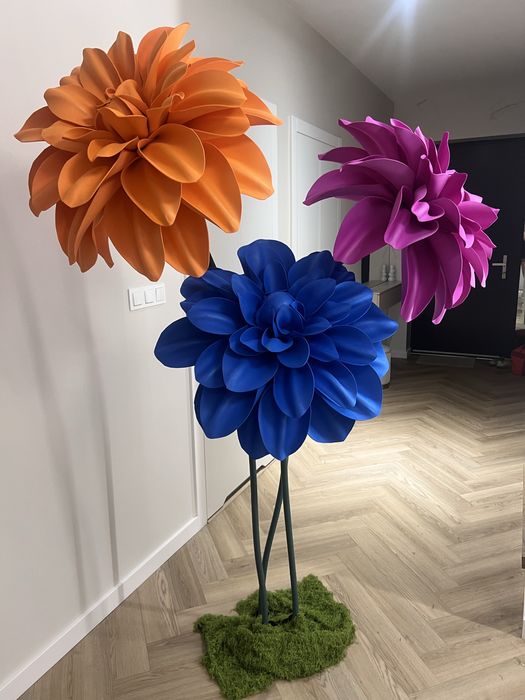 Kwiaty z pianki goganty 60cm urodziny slub event