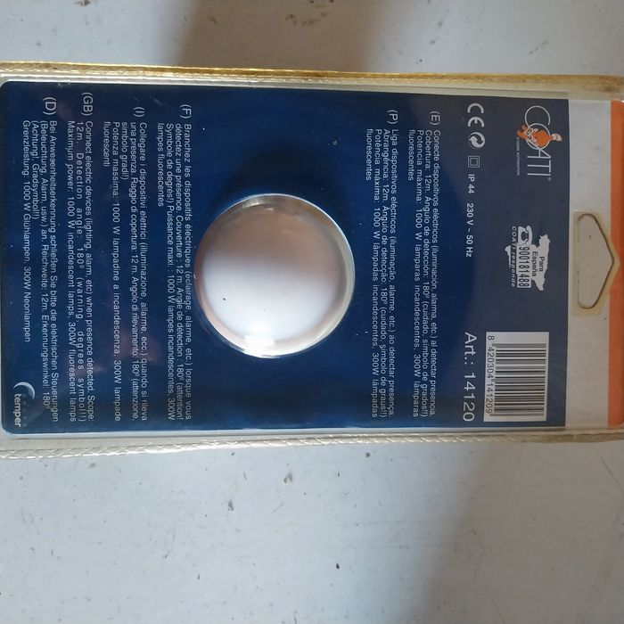 Sensor movimento (novo) [Novo Preço]