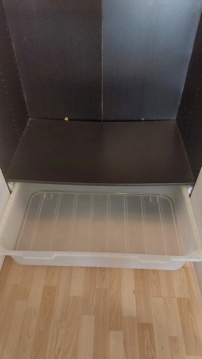 Roupeiro Ikea PAX Branco Preto Castanho 201x100x60cm