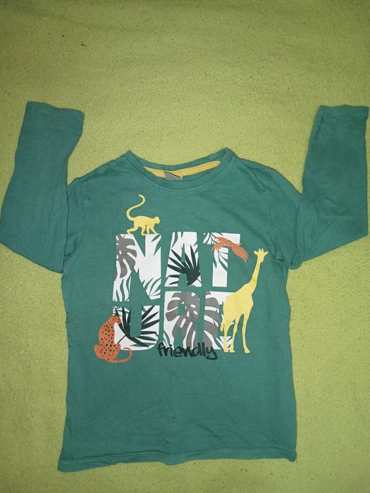 Zestaw bluzka z długim rękawem 116